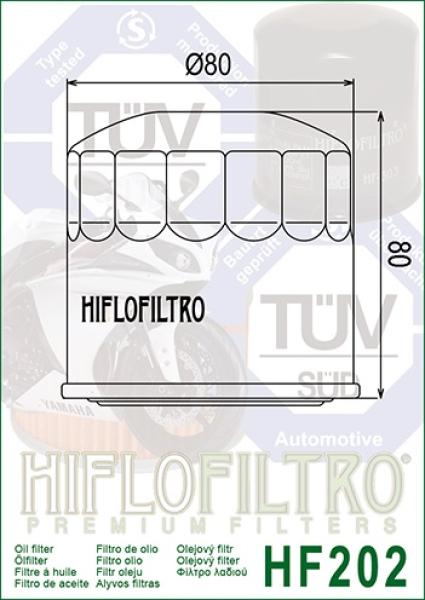 Ölfilter HIFLOFILTRO HF202