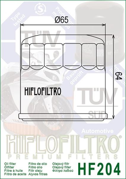 Ölfilter HIFLOFILTRO HF204