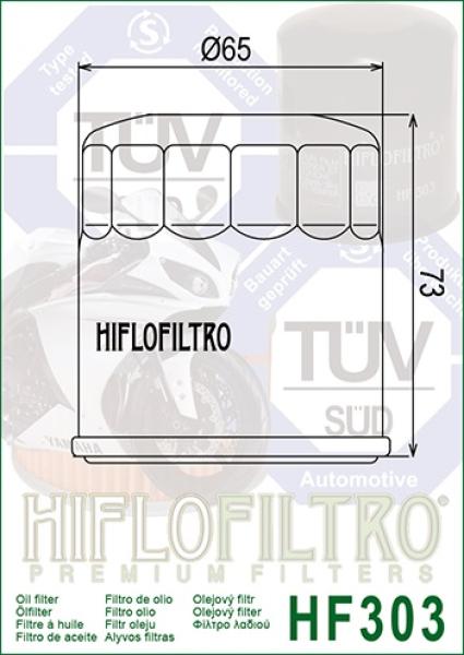 Ölfilter Hiflo Ölfilter HIFLOFILTRO HF303