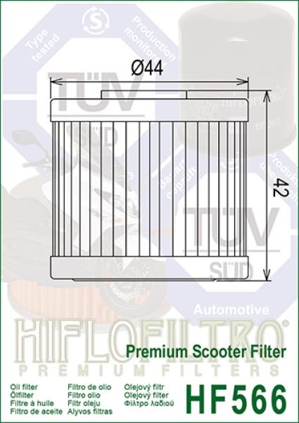 Ölfilter HIFLOFILTRO HF566