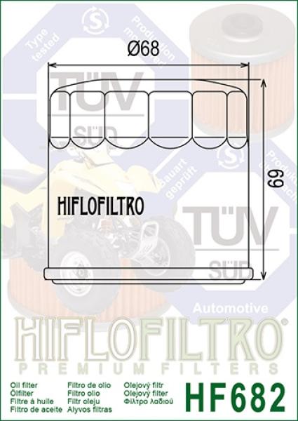 Ölfilter HIFLOFILTRO HF682