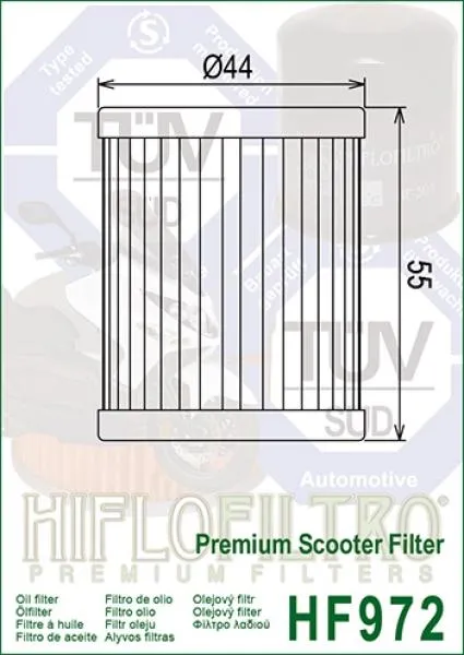 Ölfilter HIFLOFILTRO HF972