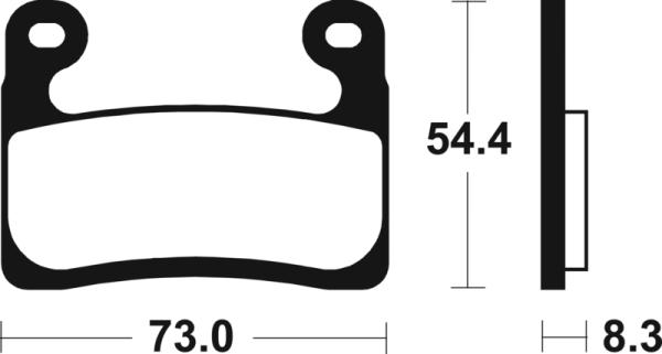 Bremsbeläge TECNIUM MF460 Sintermetall